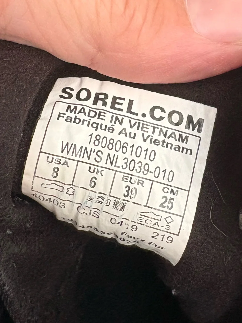 Sorel Dark Green Suede Lace-Up Winter Boots with Faux-Fur Collar